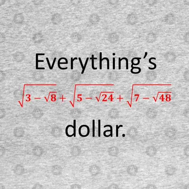 Everything’s one dollar by AhMath